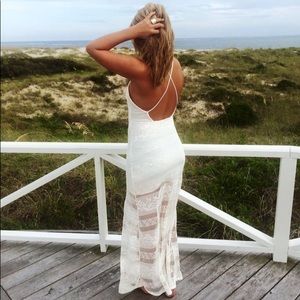 Crotchet Maxi Dress